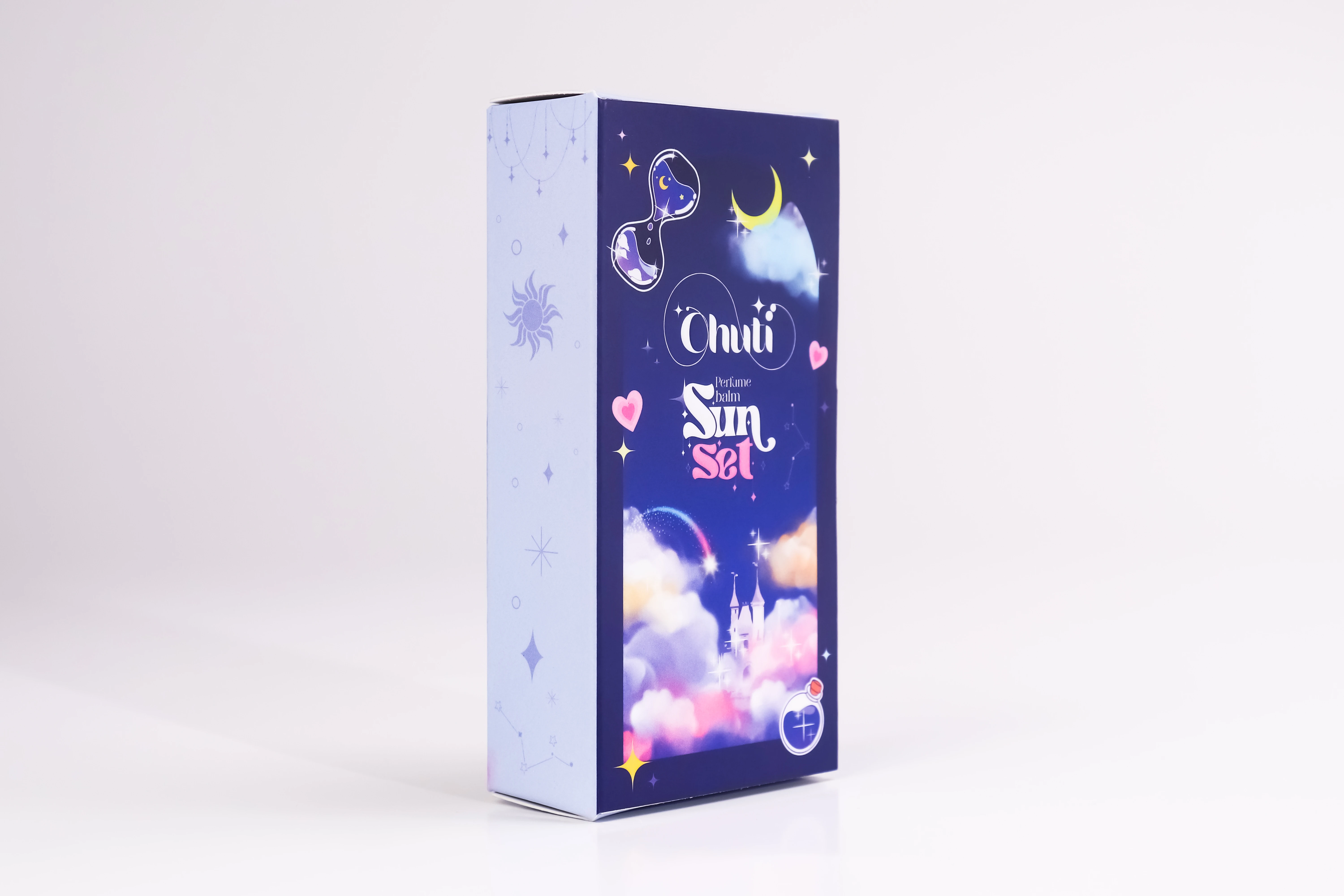 รูปตัวอย่างงานผลิตกล่องน้ำหอม Chuti Sunset จาก Box Corner Art รูปที่ 3