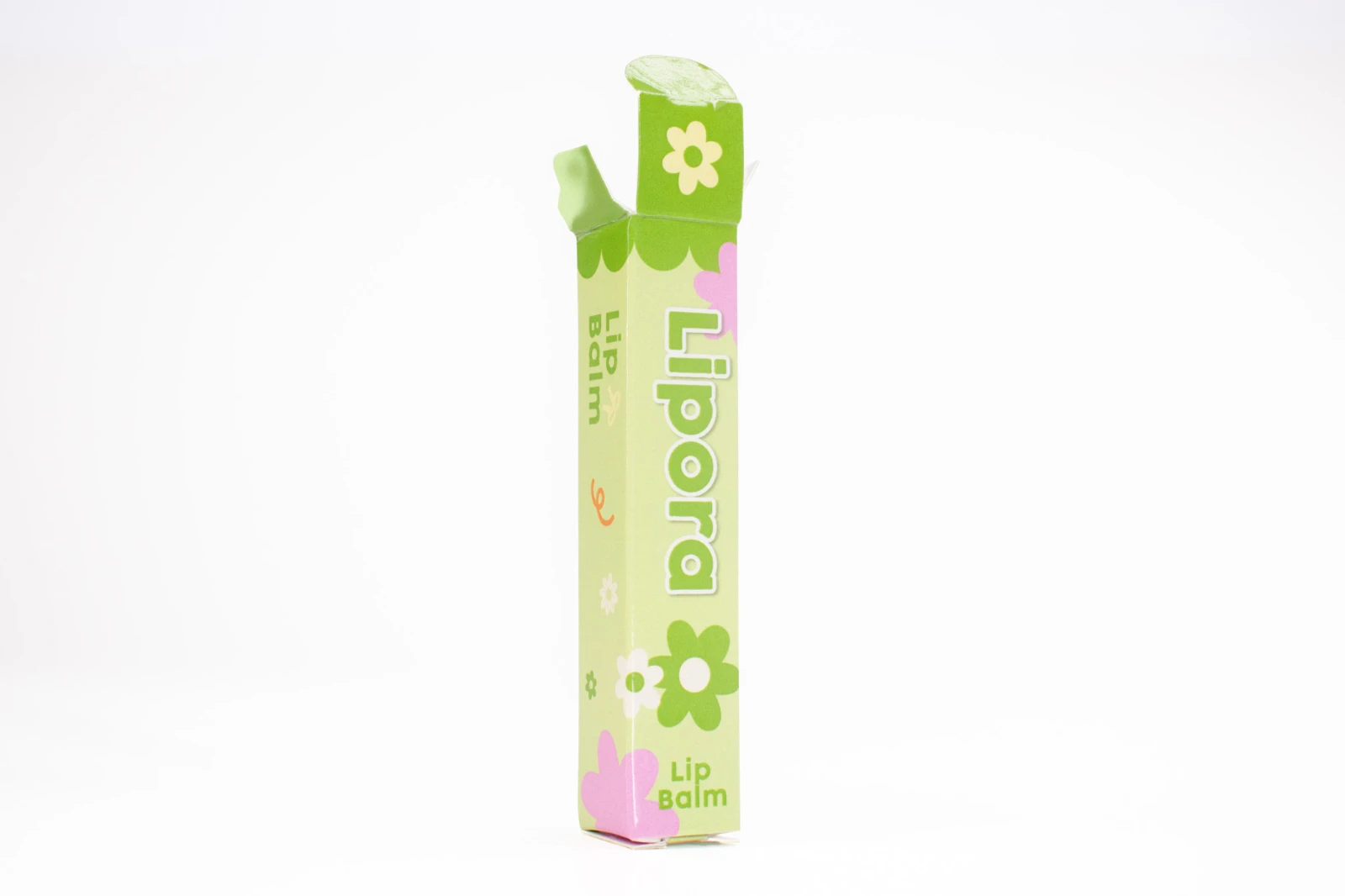 รูปตัวอย่างงานผลิตกล่องเครื่องสำอาง Lipora Lip Balm จาก Box Corner Art รูปที่ 5
