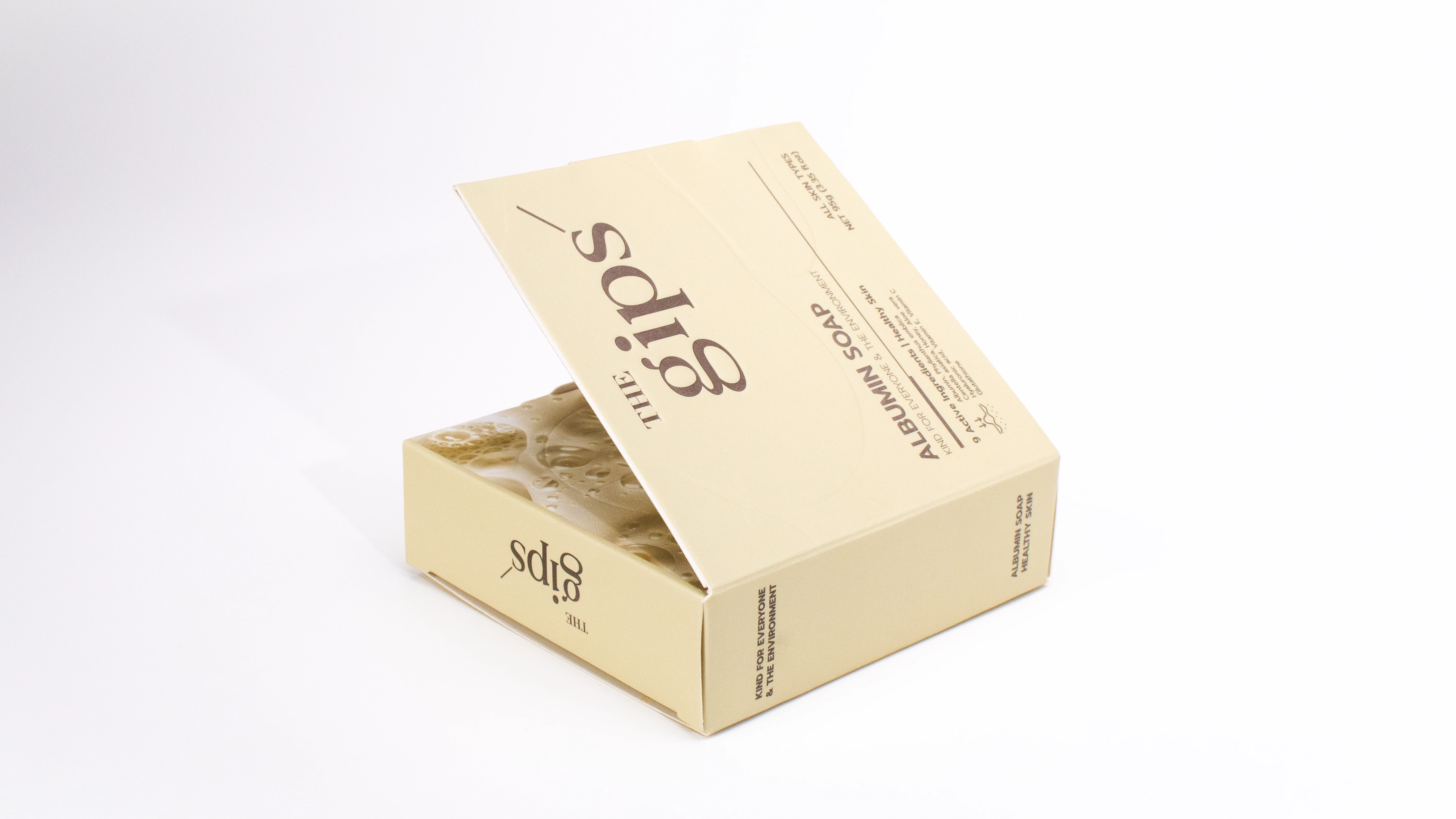 รูปตัวอย่างงานผลิตกล่องทรงสมุด Albumin Soap จาก Box Corner Art รูปที่ 5
