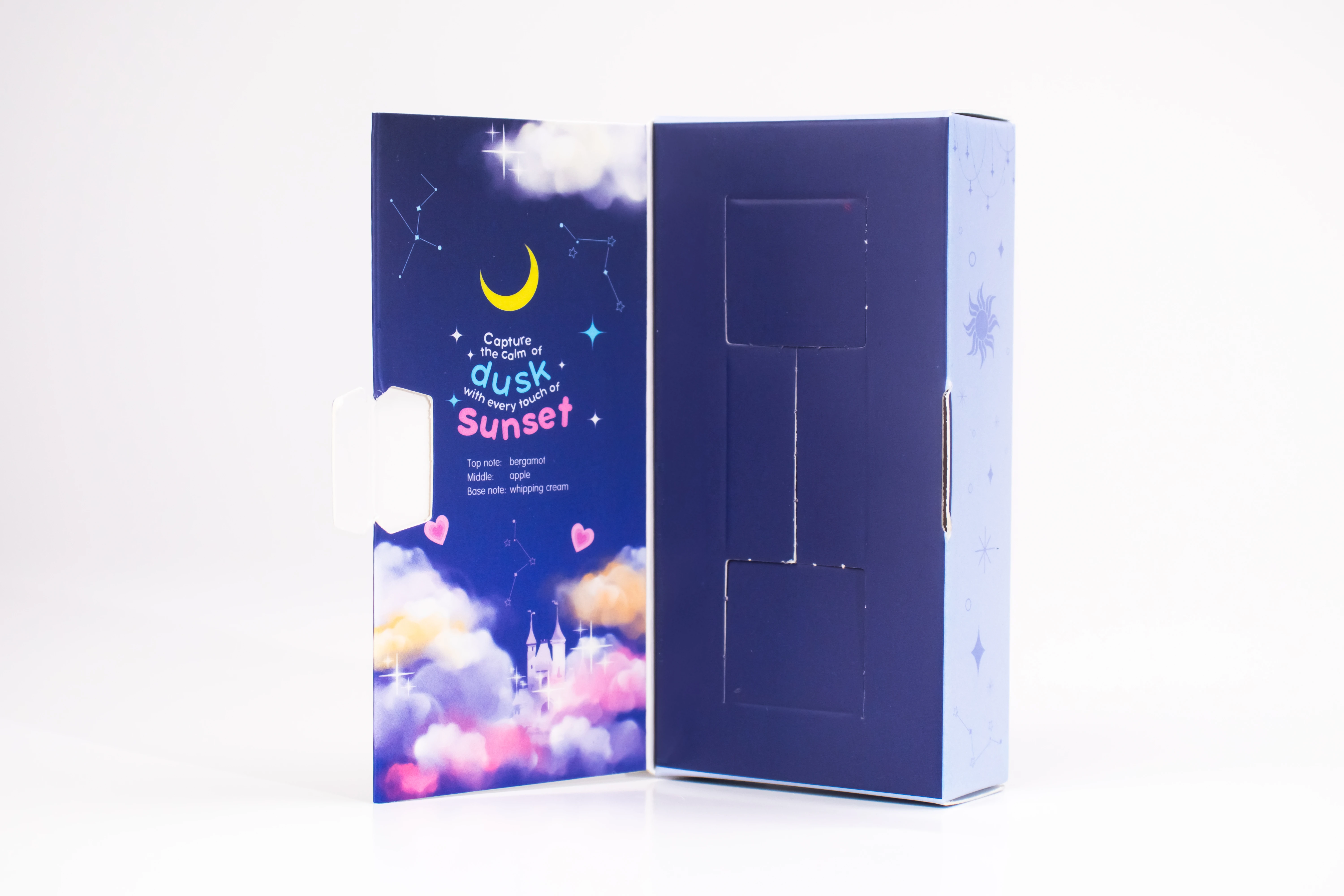 รูปตัวอย่างงานผลิตกล่องน้ำหอม Chuti Sunset จาก Box Corner Art รูปที่ 6