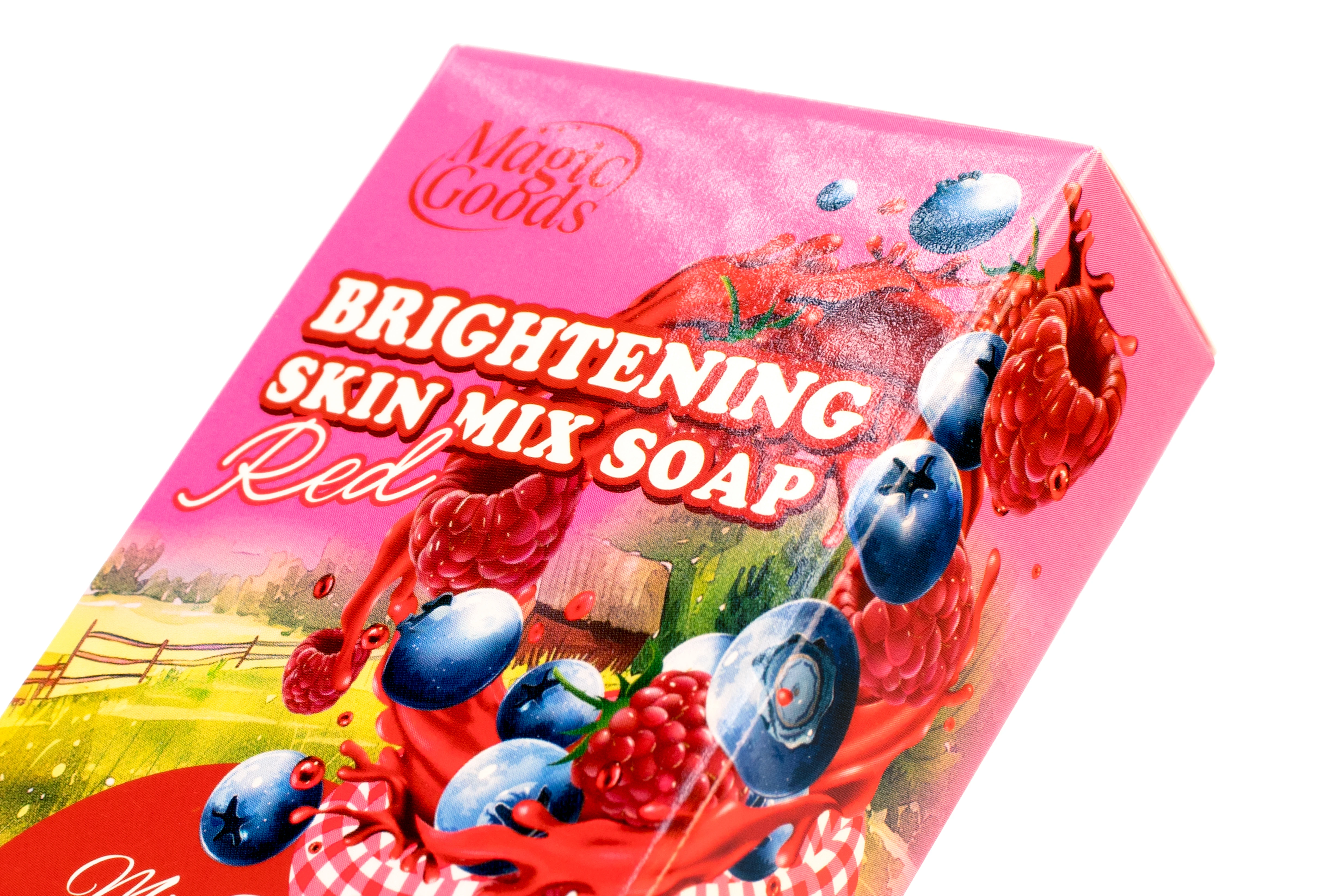 รูปตัวอย่างงานผลิตกล่องสบู่ Magic Goods Brightening จาก Box Corner Art รูปที่ 3