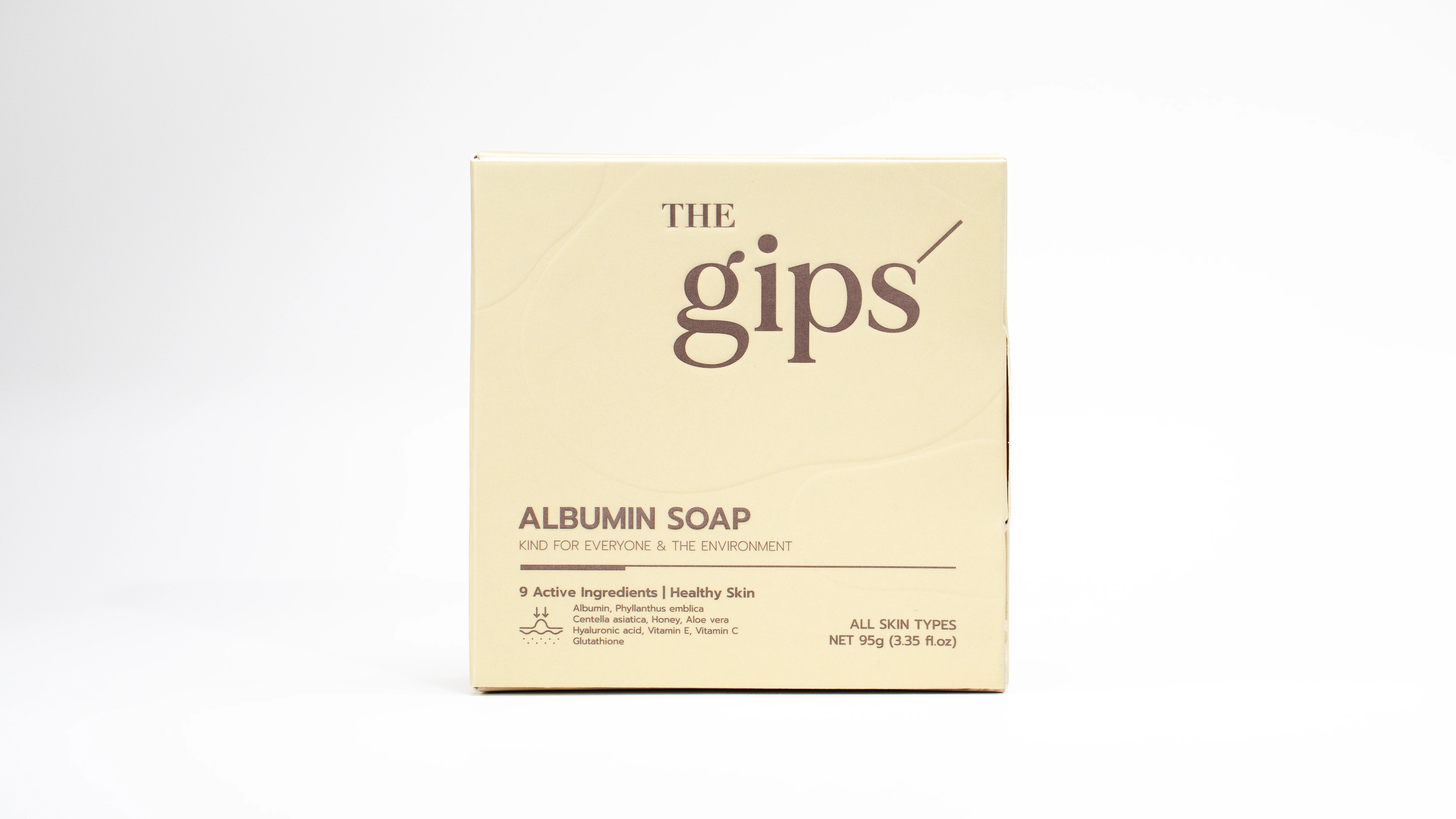 รูปตัวอย่างงานผลิตกล่องทรงสมุด Albumin Soap จาก Box Corner Art