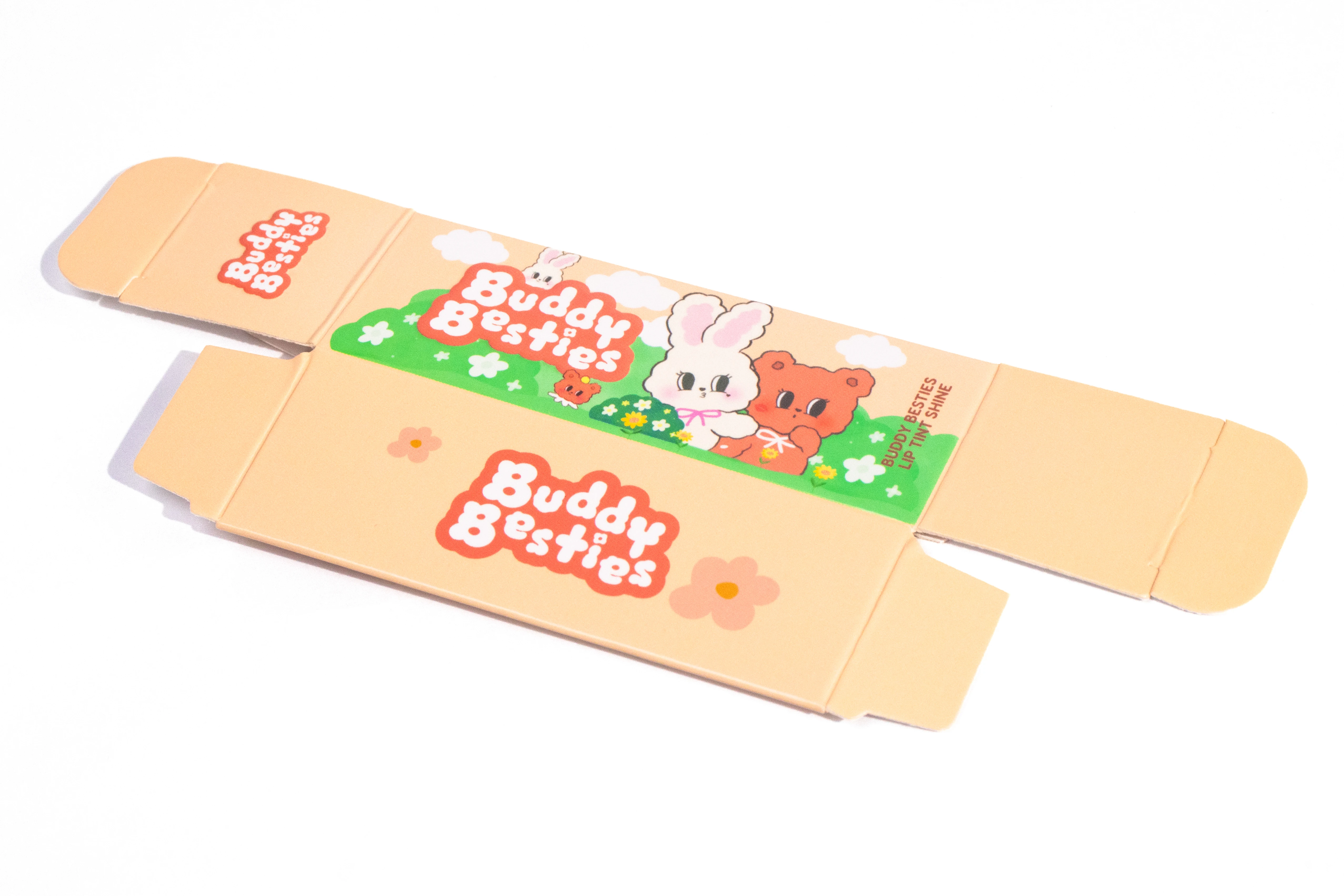 รูปตัวอย่างงานผลิตกล่องเครื่องสำอาง Buddy Besties ลิปทินท์ จาก Box Corner Art รูปที่ 3