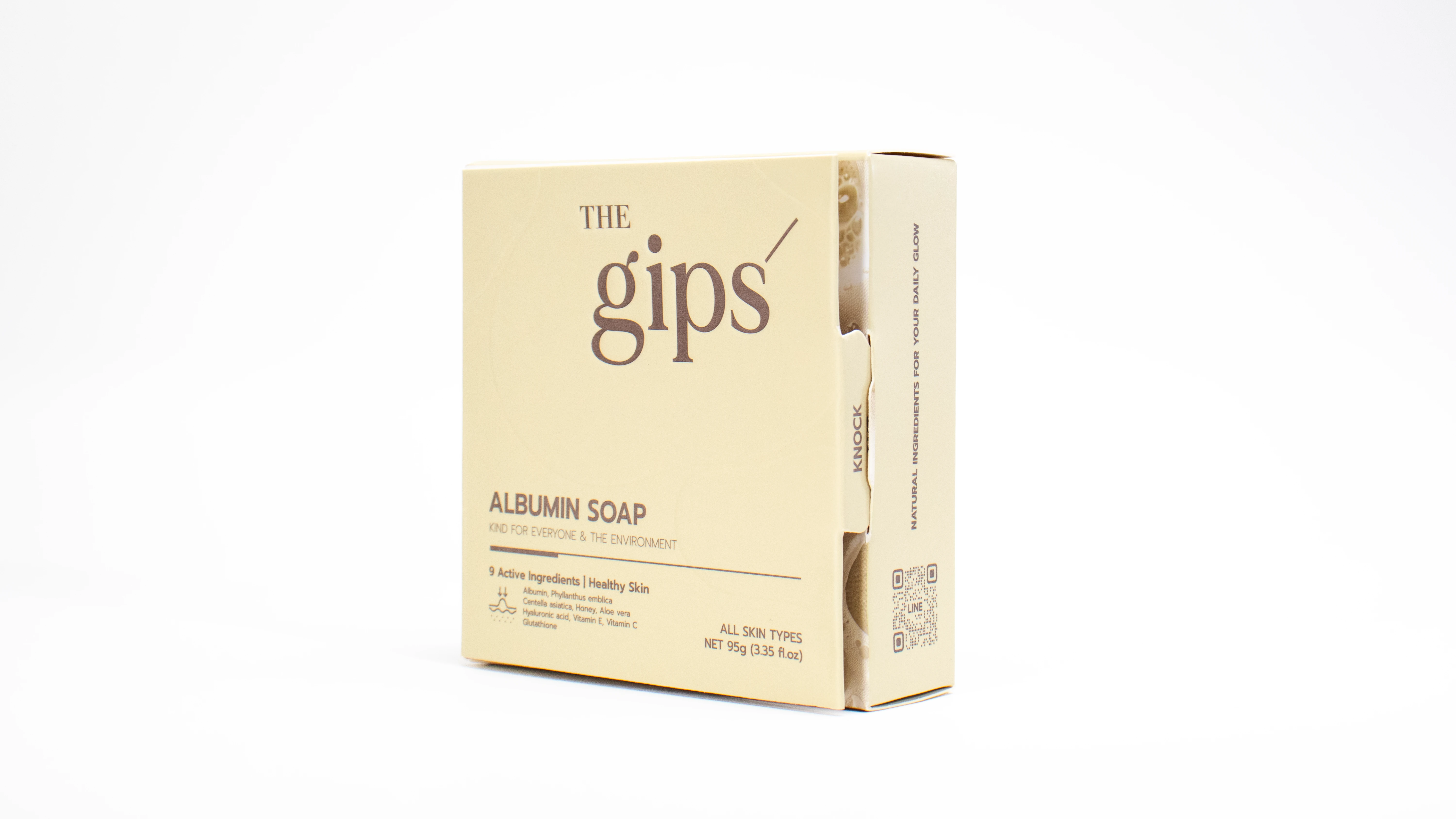รูปตัวอย่างงานผลิตกล่องทรงสมุด Albumin Soap จาก Box Corner Art รูปที่ 2