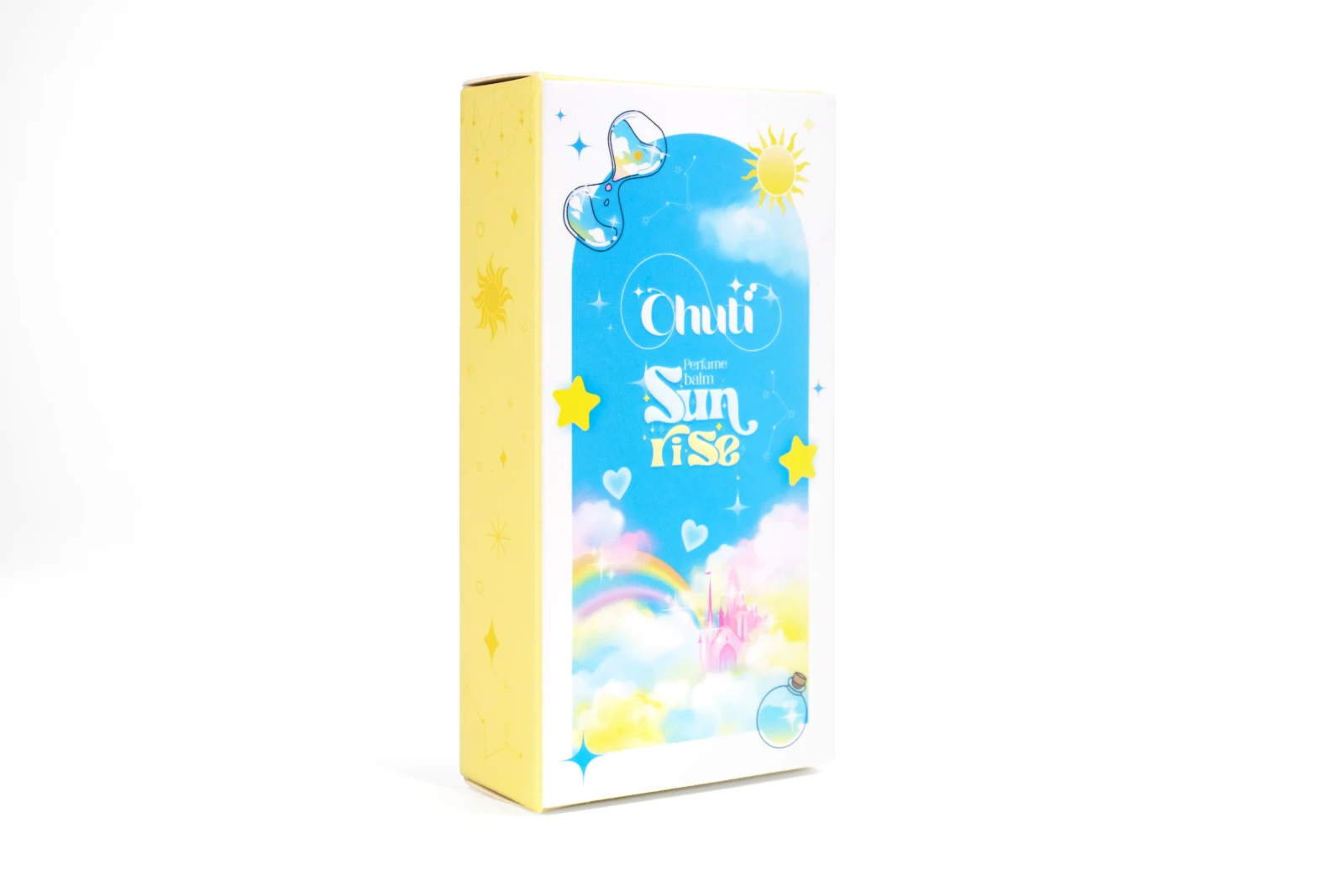 รูปตัวอย่างงานผลิตกล่องน้ำหอม Chuti Sunrise จาก Box Corner Art รูปที่ 4