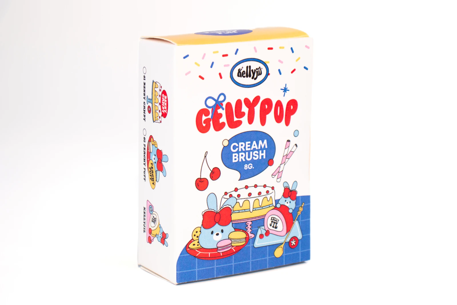 รูปตัวอย่างงานผลิตกล่องทรงสมุด Kellyjii Gellypop Cream Blush ทรงสมุด จาก Box Corner Art รูปที่ 4