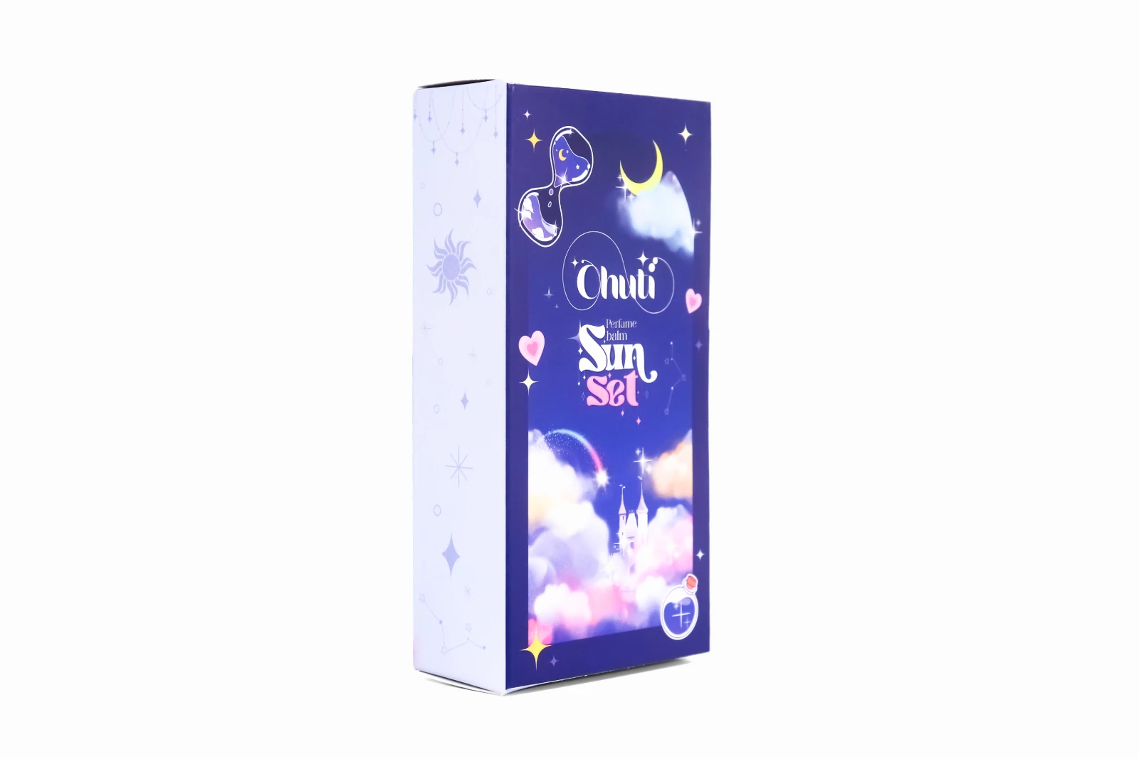 รูปตัวอย่างงานผลิตกล่องน้ำหอม Chuti Sunset จาก Box Corner Art รูปที่ 3