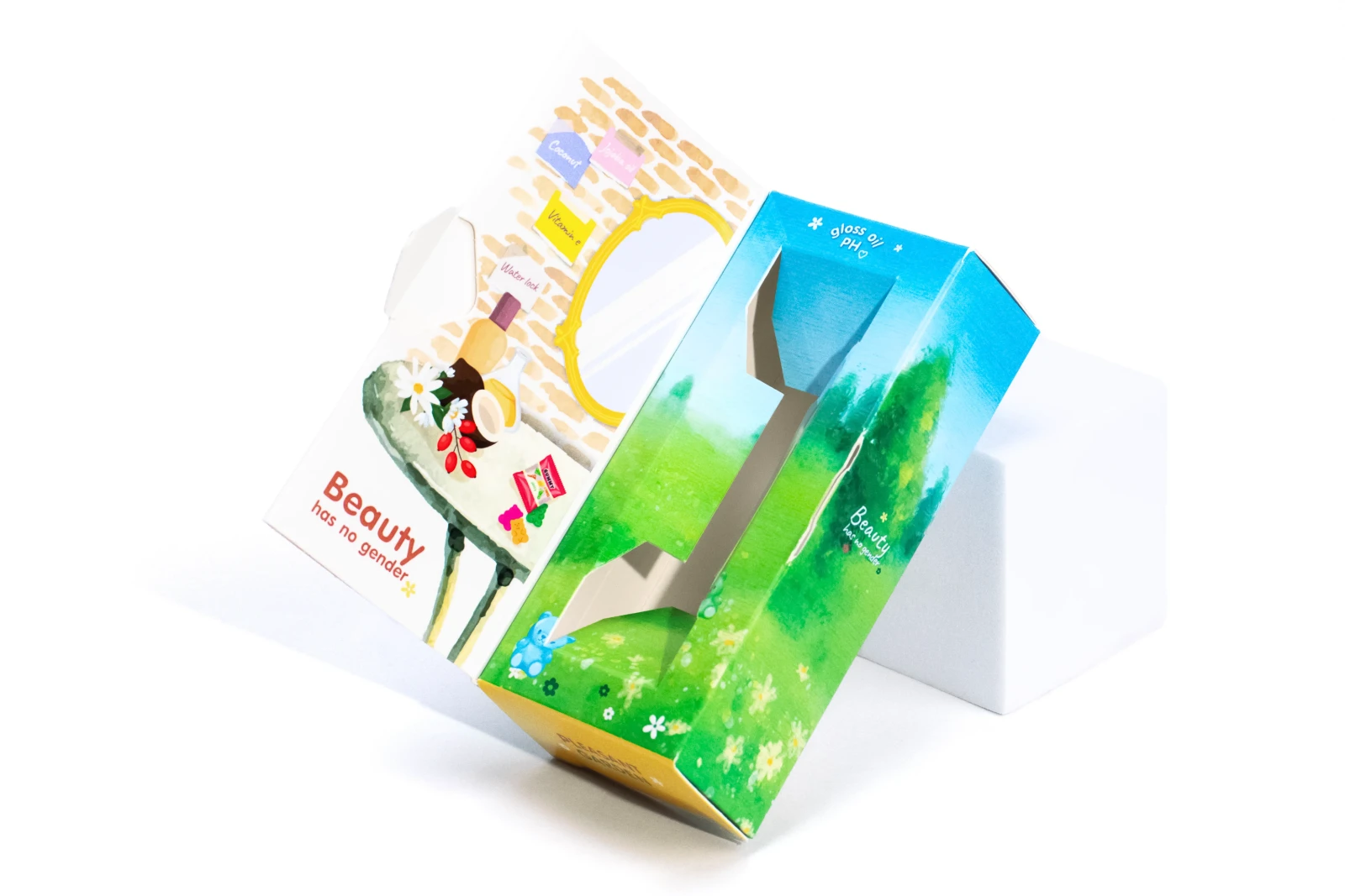 รูปตัวอย่างงานผลิตกล่องน้ำหอม Pleasant Garden กลิ่นเจลลี่แบร์ จาก Box Corner Art รูปที่ 6