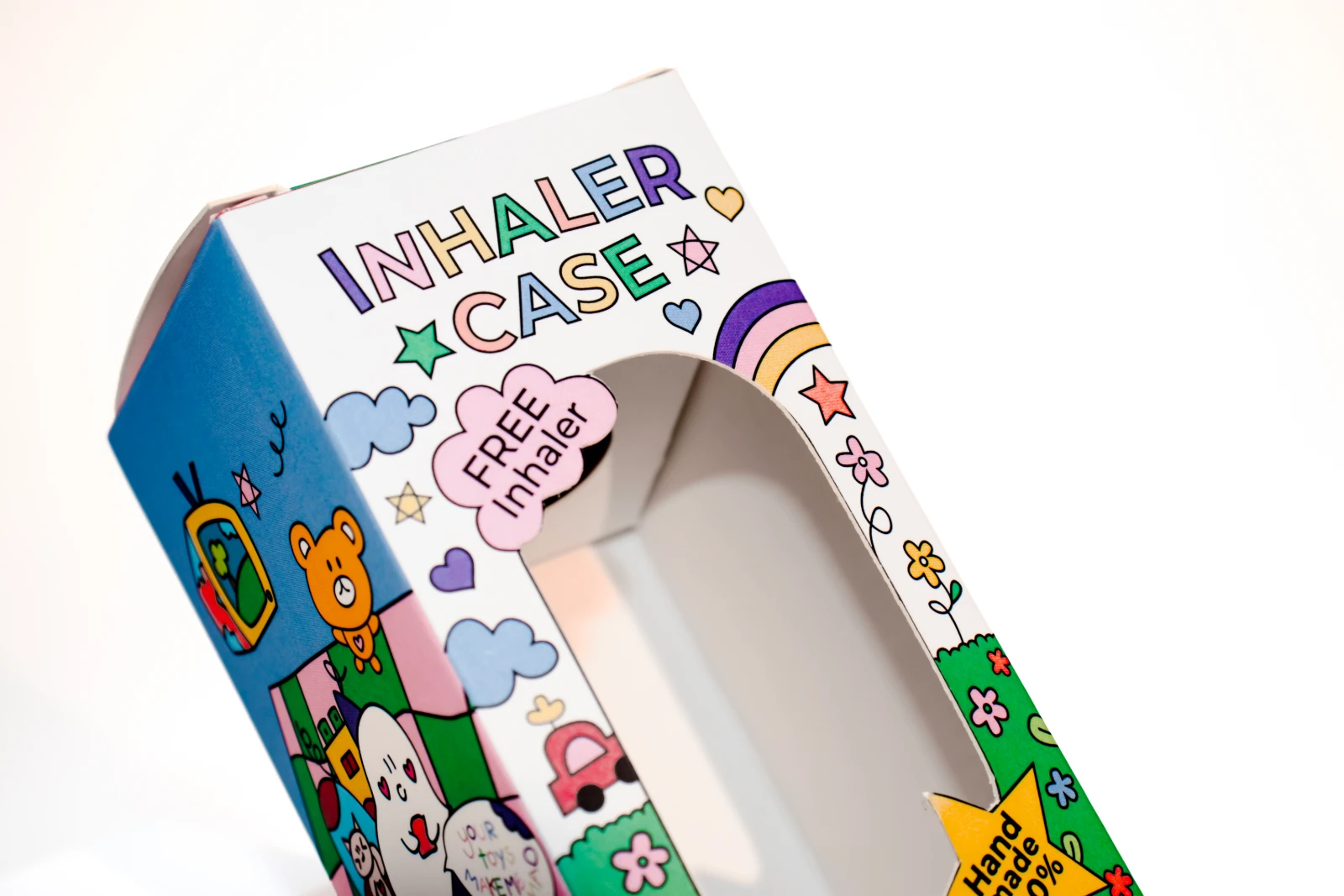 รูปตัวอย่างงานผลิตกล่องของเล่น Holy Blue Boo เคสยาดม จาก Box Corner Art รูปที่ 2