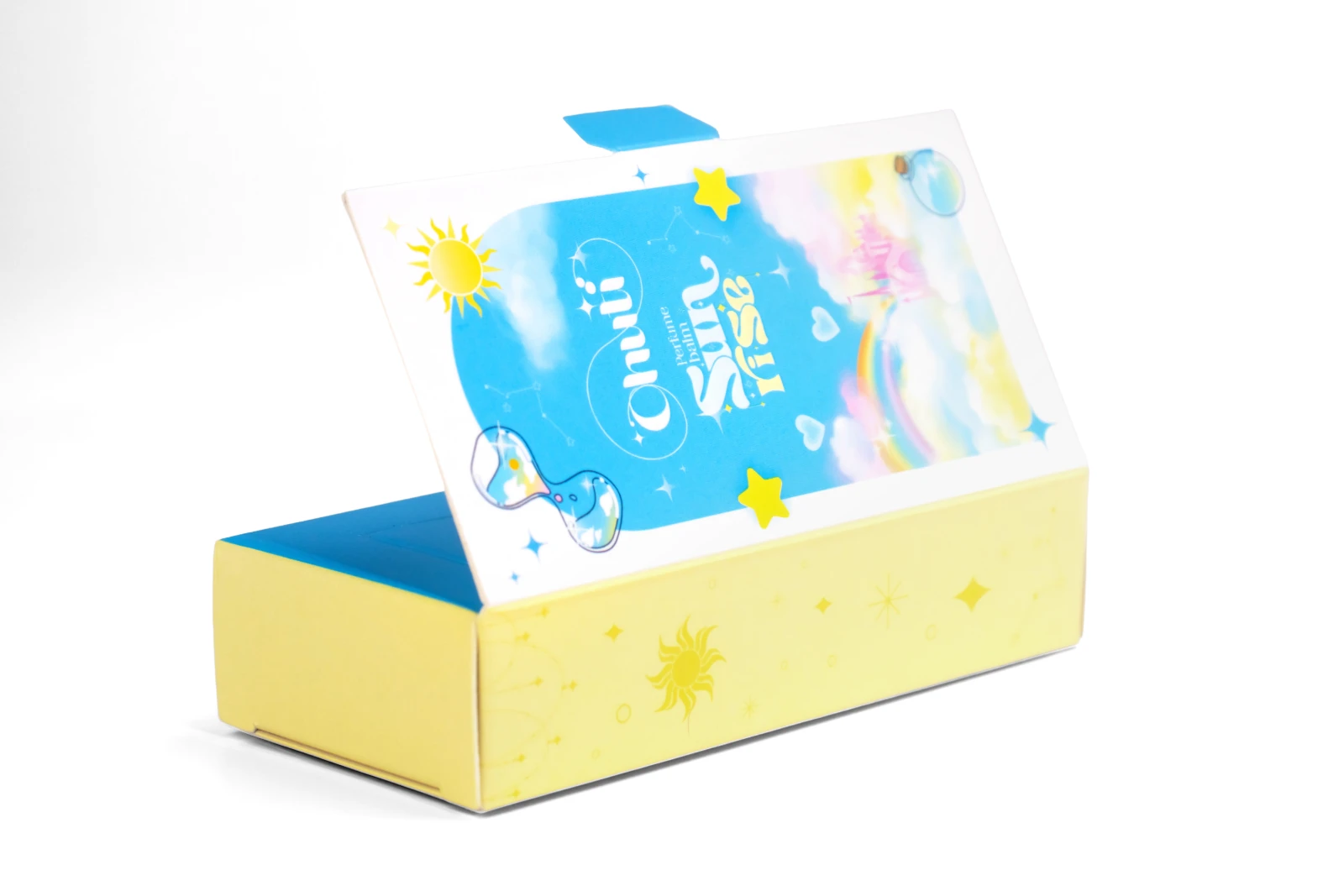 รูปตัวอย่างงานผลิตกล่องน้ำหอม Chuti Sunrise จาก Box Corner Art รูปที่ 6