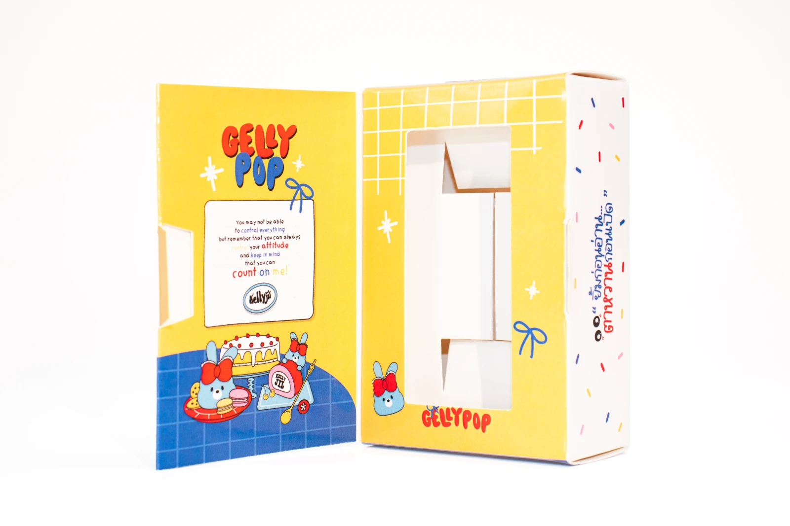 รูปตัวอย่างงานผลิตกล่องทรงสมุด Kellyjii Gellypop Cream Blush ทรงสมุด จาก Box Corner Art รูปที่ 5