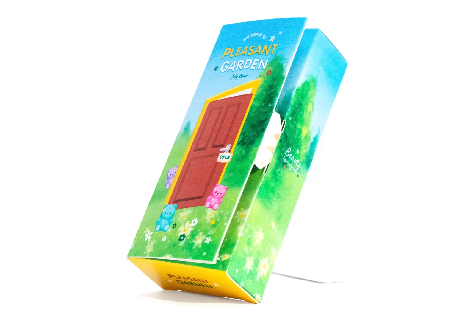 รูปตัวอย่างงานผลิตกล่องน้ำหอม Pleasant Garden กลิ่นเจลลี่แบร์ จาก Box Corner Art รูปที่ 5
