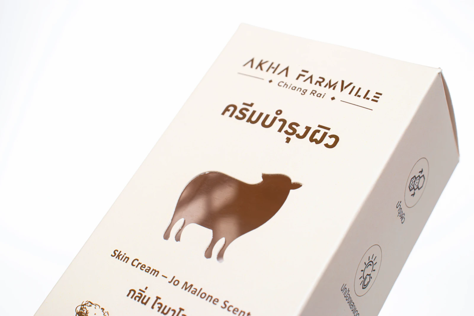 รูปตัวอย่างงานผลิตกล่องน้ำหอม Akha farmville กลิ่นโจมาโลน จาก Box Corner Art รูปที่ 5