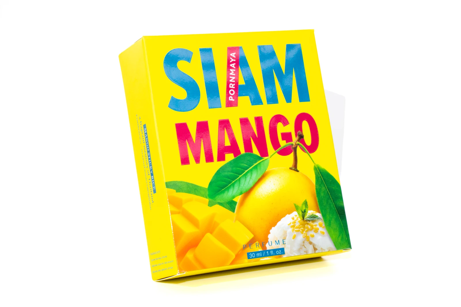 รูปตัวอย่างงานผลิตกล่องเครื่องหอม Pornmaya Siam Mango กล่องฝาเสียบ จาก Box Corner Art รูปที่ 6