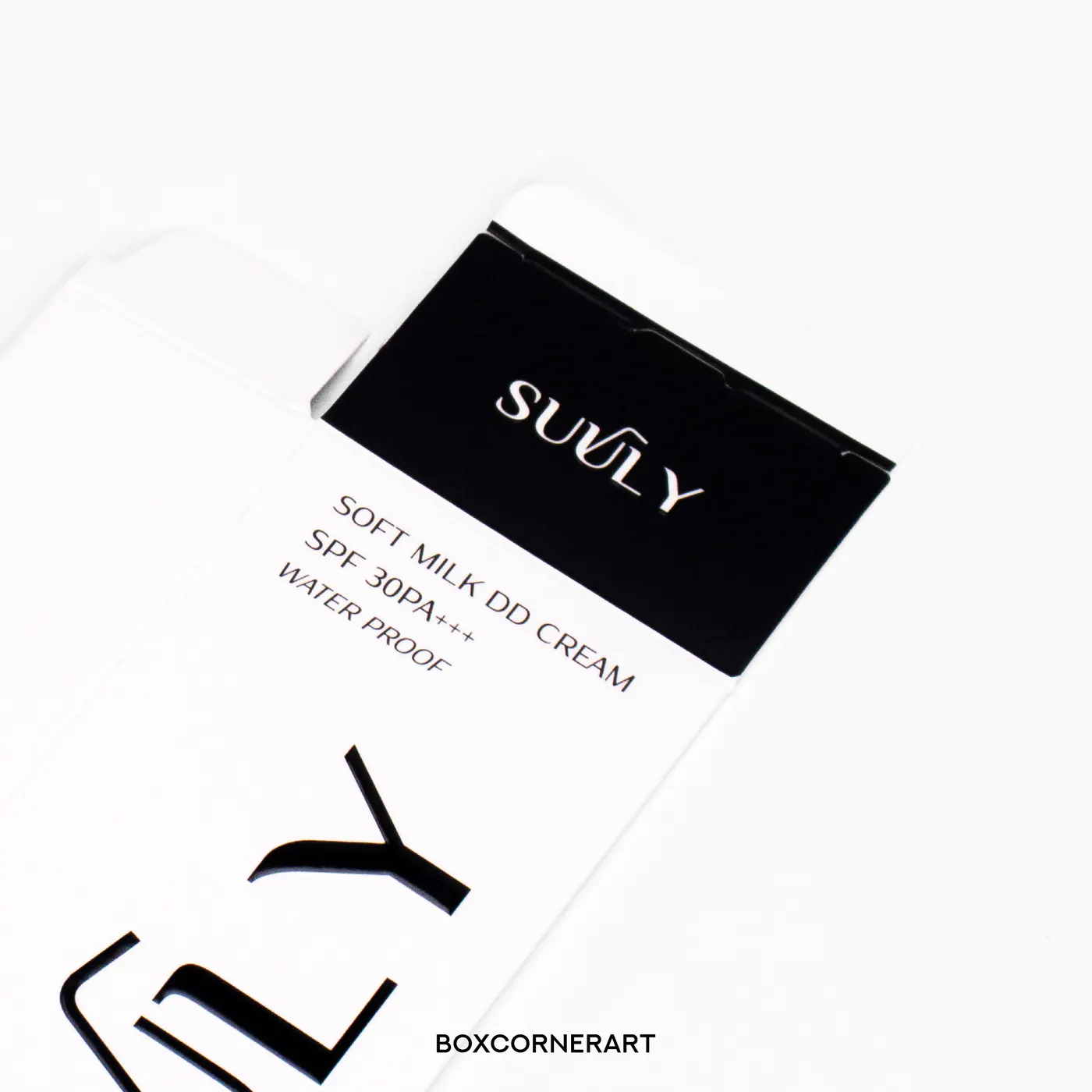 รูปตัวอย่างงานผลิตกล่องครีม SUULY Soft Milk DD Cream Water Proof จาก Box Corner Art รูปที่ 4